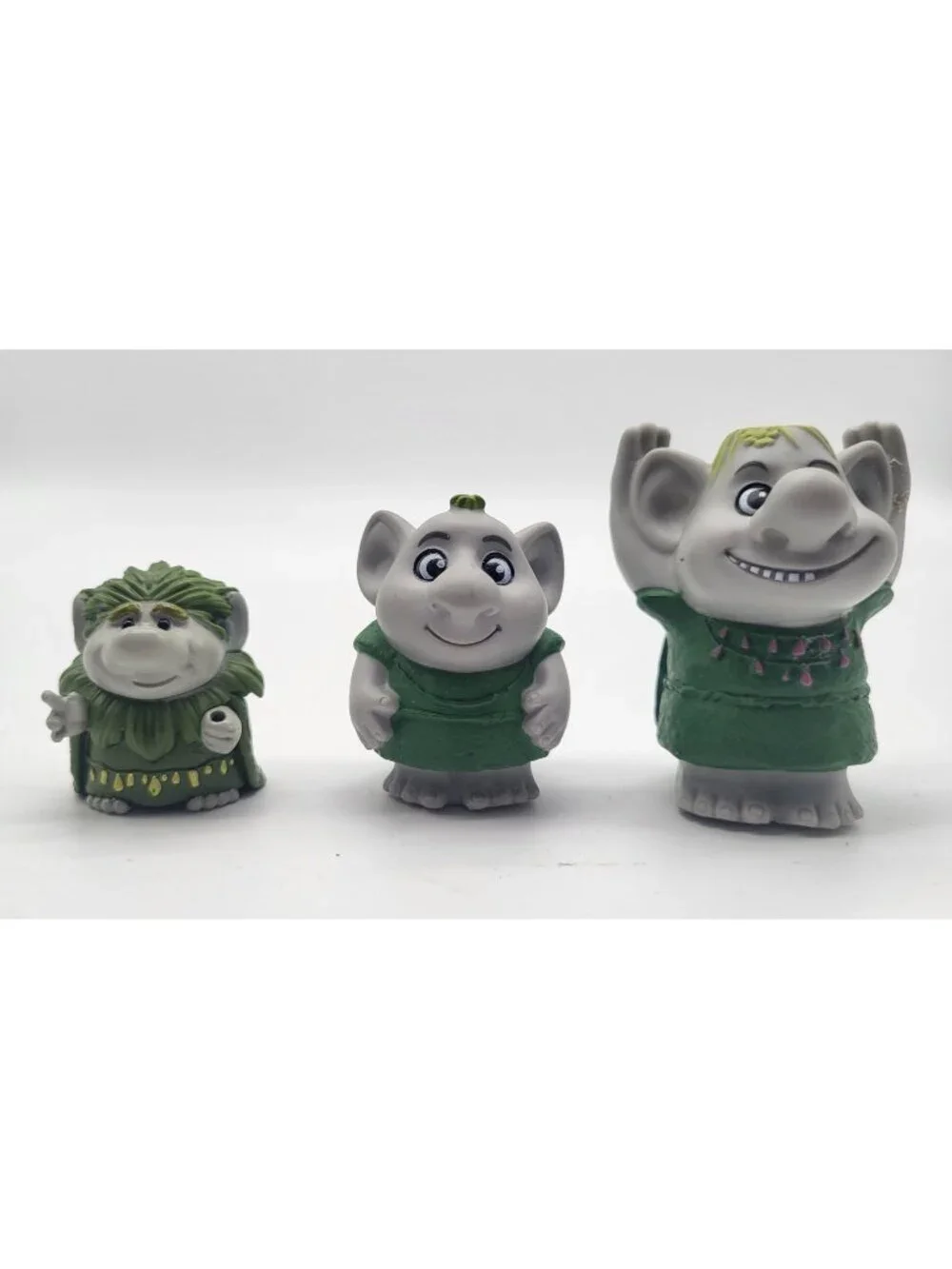 Disney Frozen Rock Trolls Figure Figurine Cake Toppers Toy Lot of 3 Replacement